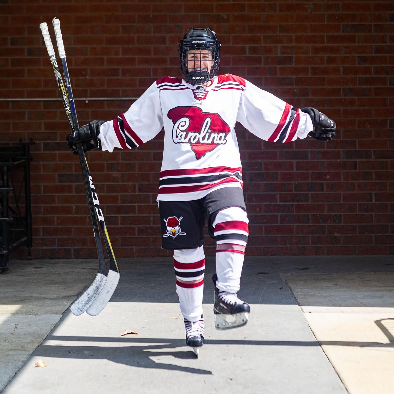 Carolina Women's Hockey Custom Sublimated Jersey (White)