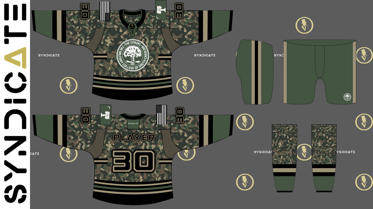 The Citadel Hockey - Military Appreciate Jersey
